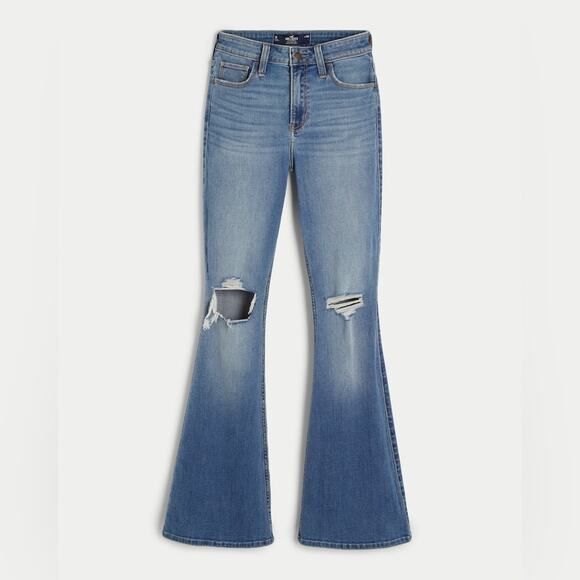 Hollister | High Rise Vintage Flare Jeans - Picture 1 of 9